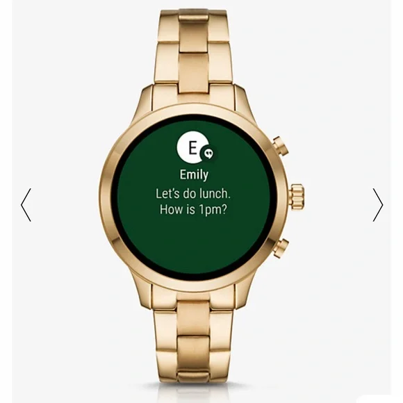 MICHAEL KORS Gen 4 Runway Gold-Tone Smartwatch